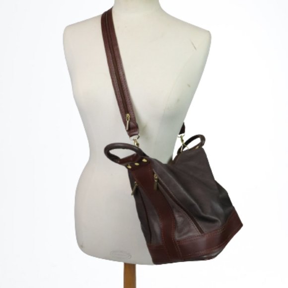 Italian Leather Mini Backpack - Made in Italy - Picture 4 of 6